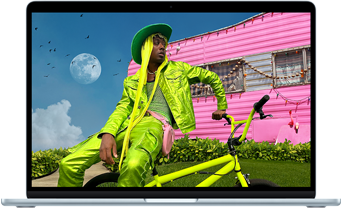 MacBook Air z wyświetlaczem Liquid Retina
