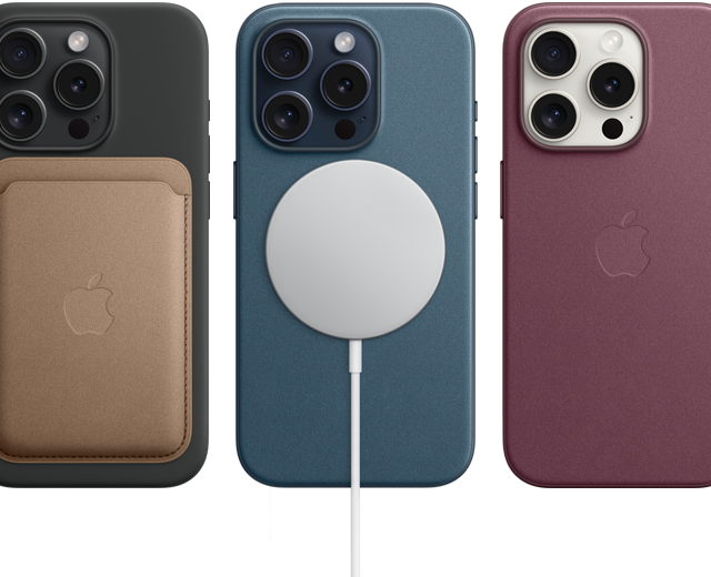 Akcesoria MagSafe przedstawione na iPhonie 15